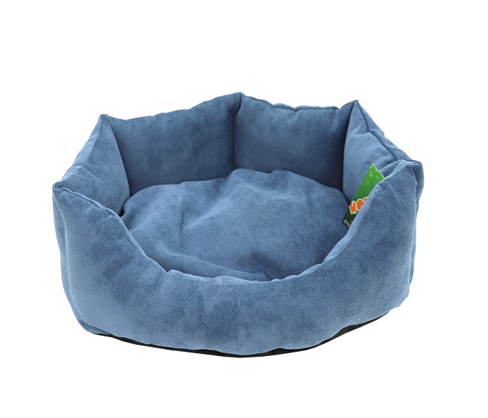 Лежанка Кот и Пёс СОНЯ №4 ,90х70 см, синяя