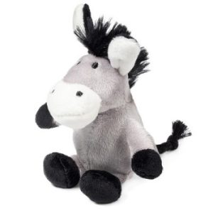Gigwi PLUSH FRIENDZ - игрушка для собак, ослик с пищалкой, 10см