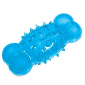 Triol Игрушка для собак из термопласт.резины "Косточка шипованная с отверстиями", 135мм