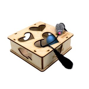 Игровая платформа для кошек "Квадрат"-S с шариком и игрушкой GOSI