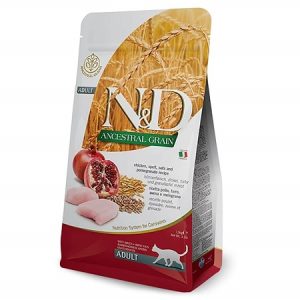 Farmina N&D Low Grain Cat Корм сухой низкозерновой для кошек (Курица и гранат)