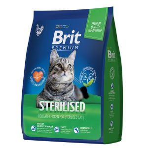 Brit Premium Cat Sterilised Корм сухой для стерилизованных кошек с курицей