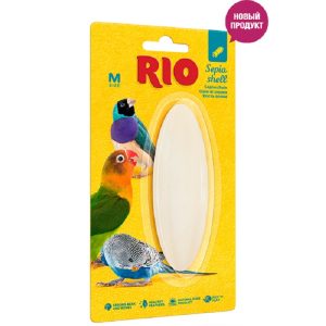 Кость сепии Рио, минеральный корм для декоративных птиц, р.М 1 шт