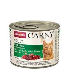 Animonda Carny Adult Корм для кошек с говядиной, олениной и брусникой, 200гр