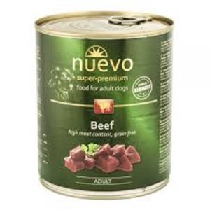 Nuevo Beef dog Консервы для взрослых собак с говядиной, 800гр