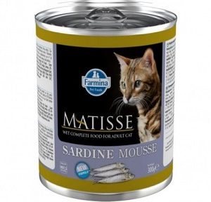 Farmina Matisse Sardine Mousse консервированный корм в виде мусса для кошек с сардиной, 300гр