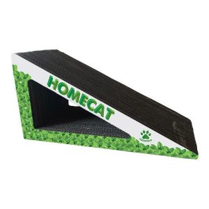 Когтететочка HOMECAT Треугольник большой с кошачей мятой гофрокартон, 53х24х24 см