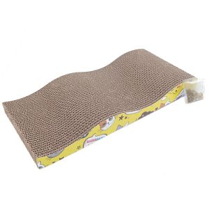 Когтеточка Papa&Mama Pet  из гофрокартона с мятой 43х21х3 см