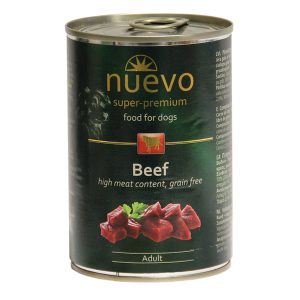 Nuevo Beef dog Консервы для взрослых собак с говядиной, 400гр