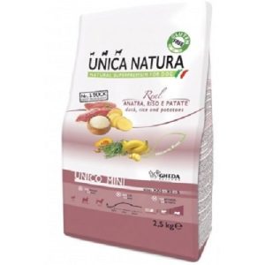 Unica Natura Unico Mini Сухой корм для собак мелких пород всех возврастов (утка/рис/картофель)