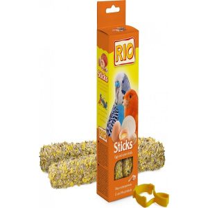 Палочка RIO  для птиц с яйцом и ракушечником,1шт. 40 гр