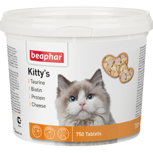Витаминизированное лакомство Beaphar Kitty's Mix для кошек, 750 таб.
