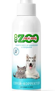 Спрей-корректор ЭКО ZOOЛЕКАРЬ защита мест от царапанья и погрызов для кошек и собак , 200 мл