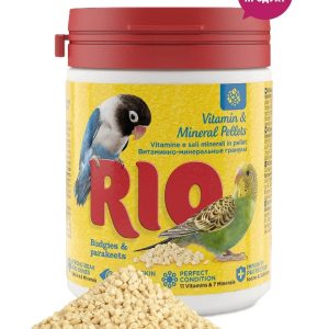 RIO Витаминно-минеральные гранулы для волнистых и средних попугаев, 120 г