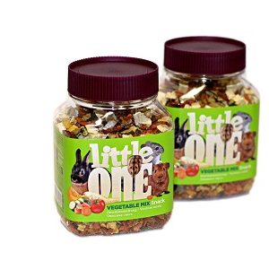 Little One Лакомство "Овощная смесь" для всех грызунов, 150 гр.