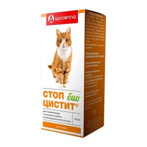 Стоп-цистит Био суспензия для кошек, фл. 30мл Apicenna