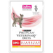 Purina DM ST/OX Diabets Влажная лечебная диета для взрослых кошек при сахарном диабете, пауч 85 гр