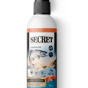 Лососевое масло Secret  для животных. флакон с распылителем  150 мл.