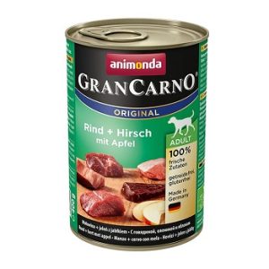 Animonda GranCarno Adult Корм  для взрослых собак с олениной и яблоком, 400гр.