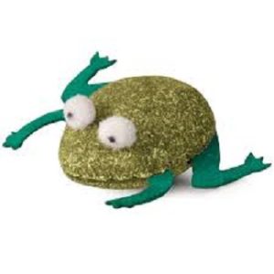 Игрушка для кошек Triol Лягушка из прессованной кошачьей мяты для кошки 5 см