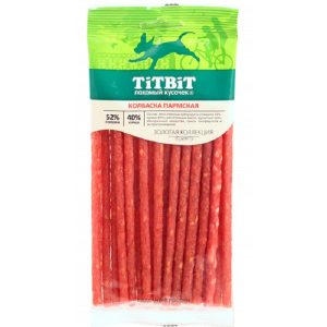 Лакомство для собак "Titbit" Колбаска  Пармская Золотая коллекция, 120 гр.