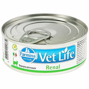 Фармина Vet Life Diet Cat Renal паштет для кошек при почечной недостаточности, 85гр.