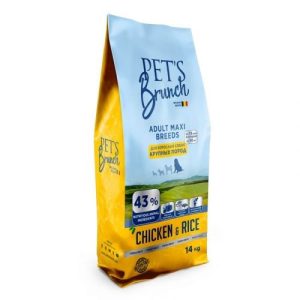 Pets Brunch Adult Maxi Breeds корм для взрослых собак крупных пород с курицей