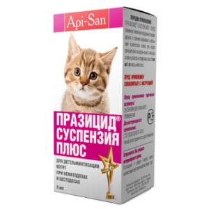 ПРАЗИЦИД - суспензия ПЛЮС  для котят, фл.5 мл.