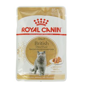 Royal Canin British Shorthair (соус) пауч 85 гр влажный корм для кошек Британской породы