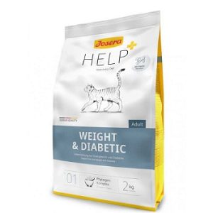 Джозера Нelp Weight&Diabetic Cat Диетический корм для кошек при избыточном весе или диабете.