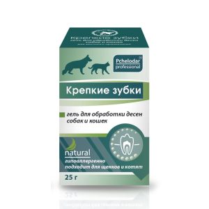 КРЕПКИЕ ЗУБКИ Гель для обработки десен собак и кошек (25 мл)