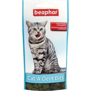 Подушечки Beaphar Cat-A-Dent Bits для чистки зубов у кошек 35г