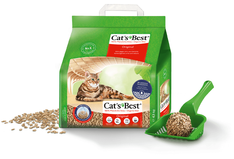 Cat's Best Original Комкующийся древесный наполнитель. 5 л.