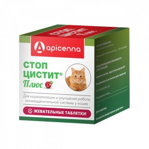 СТОП-ЦИСТИТ ПЛЮС жевательные таблетки для кошек (30 таб.)