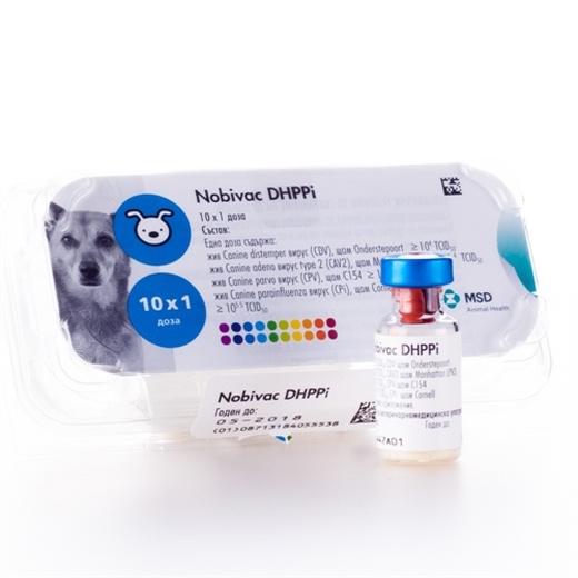 НОБИВАК DHPPi (NOBIVAC DHPPi) Вакцина для собак, 1 фл.=1 доза MSD