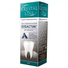 ЗУБАСТИК Crystal Line Гель стоматологический  для собак и кошек фл.30 мл.