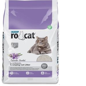 Наполнитель комкующийся бентонитовый RO-CAT Лаванда, 5л Турция