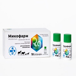 МИКОФАРМ (Энилконазол) для наружного применения, фл.10 мл