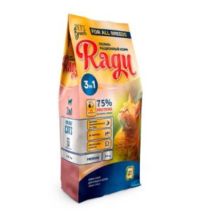 Pet's Brunch Ragu 3 in 1 Adult Cats Сухой корм для взрослых кошек