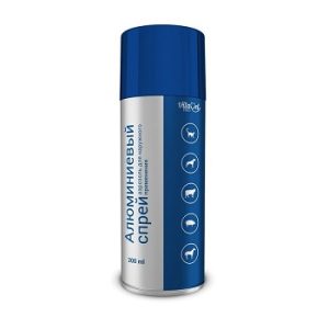 VitaVet PRO Алюминиевый спрей для животных для наружного применения 200мл.