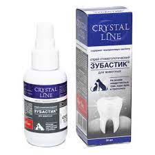 ЗУБАСТИК Crystal Line Спрей стоматологический для собак и кошек фл.30 мл.