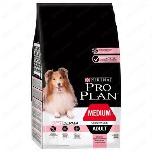 Pro Plan Adult Medium Корм сухой для взрослых собак средних пород с чувствительной кожей (Лосось)