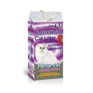 Наполнитель Пусси Кет комкующийся, 4,5л