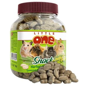 Little One Лакомства "Травяные подушечки"  для всех видов грызунов, 100 гр