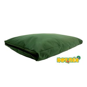 Матрас  Кот и Пёс ГРЭЙ  №2, 115х85 см, со съёмным чехлом, текстиль, зелёный.