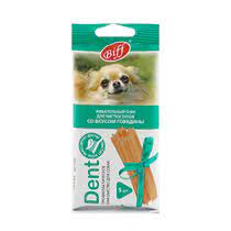 Жевательный снек "Biff" DENT" для собак со вкусом говядины, 35 г
