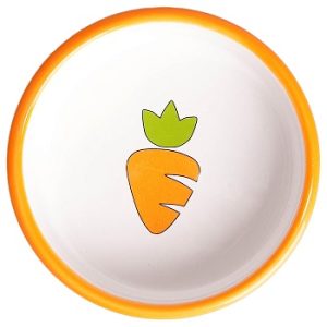 Миска Mr.Kranch для грызунов оранжевая с морковью, 70 мл