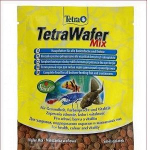 Корм Tetra Wafer Mix Корм для травоядных,хищных и донных рыб с добавлением креветок 15 гр