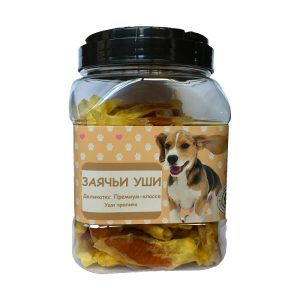 ЛакомствО-Дог Заячьи уши - Уши кролика Лакомство для собак, 1кг