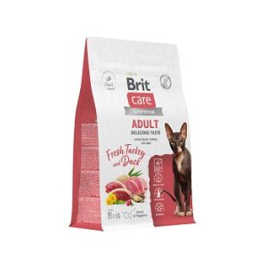 Brit Кеа Cat Adult Delicious Tastе Корм сухой для привередливых кошек (индейка/утка) упаковка 400 гр